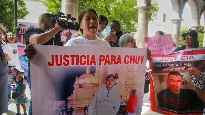 Manifestación de familiares de Chuy en Durango